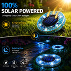☀️ SOLAR FAVORITE | Outdoor Mosaic Pathway Lights – Solar Powered LED Garden Decor with Automatic Night Glow