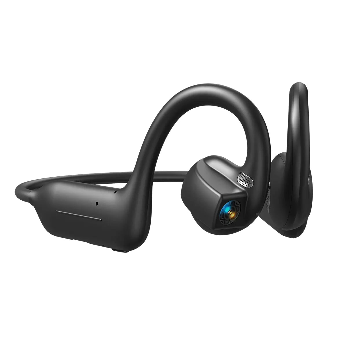 👂8MP Smart Camera Open-Ear Headset – EIS Video, AI Assistance & 12H Battery