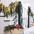 🎄Lush Artificial Cedar Garland 🔥Buy 2 Free Shipping