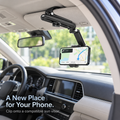 🚗 Adjustable Sun Visor Phone Holder – Clear Dashboard, Easy Navigation