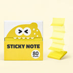Transparent Pull-Out Glitter Sticky Notes