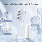 💧Refillable Scalp Oil Applicator Comb – Evenly applies serum to the roots.