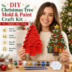🎄 DIY Christmas Tree Mold & Paint Craft Kit