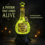 🧙✨Lighted Witches’ Brew Poison Bottle Glitter Globe