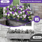 Last Day 61% OFF🔥 Fade-Proof, UV-Resistant Artificial Petunias – Vibrant, Colorfast Outdoor Flowers for Patio & Garden