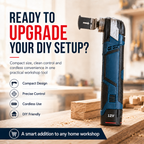 🔧 12V Cordless Precision Cutter – Compact Multi-Function DIY Detail & Plunge Cutting Tool