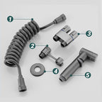 1-In-2-Out Dual Control Valve & Bidet Sprayer Set