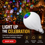 🎁2026 New Arrivals 50% OFF💥🎄 Turn Any Room Into a Christmas Wonderland! ✨ 16-Pattern Rotating Projector Bulb