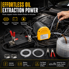 🔧 12V/24V Electric Oil Transfer Pump – Self-Priming Fluid Extractor ⚡