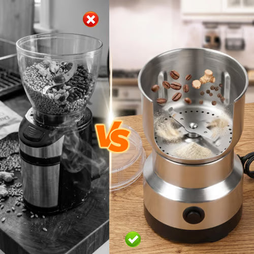 ⚙️ Stainless Steel Grain Grinder – High-Speed Electric Mill, Fine Powder in Seconds
